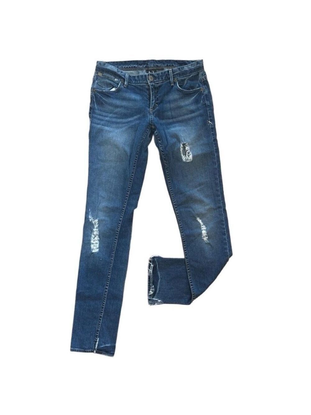 A/X Armani Exchange Low Rise Skinny Jeans Dark Wash Size 4